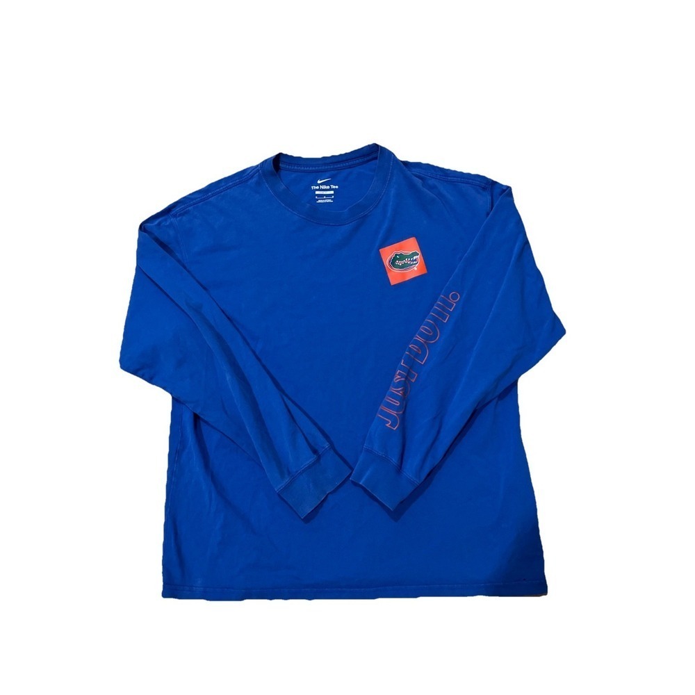 Nike Florida Gators Long Sleeve Shirt M Blue Loose Fit